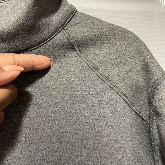 Simms Gray Men's Size XL 1/4 Zip Mock Neck Pullover Fishing Outdoor Jacket - Picture 7 of 7